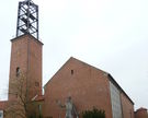 Die katholische Kirche St. Norbert in Friedland.